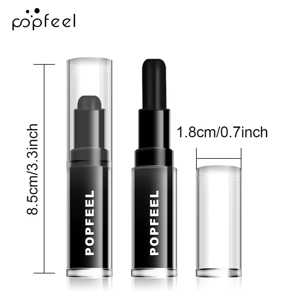 POPFEEL Halloween Black Lip Kit – Matte Lipstick & Gloss Long-Lasting