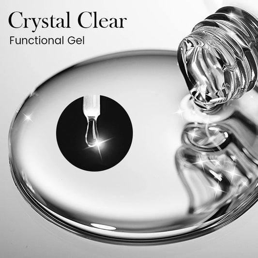 Gel de uñas BORN PRETTY de 10 ml: gel de base, superior y de refuerzo de goma para UV/LED