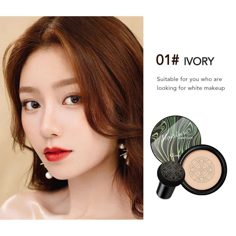 Crema BB Air Cushion de Ocheal: corrector, base y protector solar con esponja de hongo