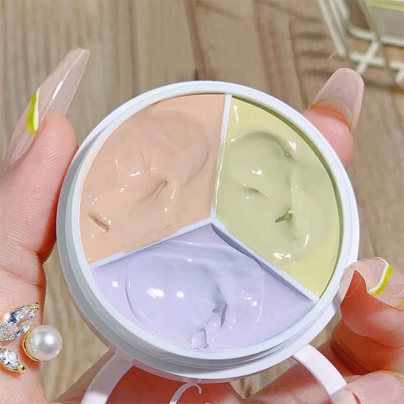 LuxuryGlow 3-in-1 Color Correcting Concealer Stick | Covers Acne, Dark Circles, Blemishes