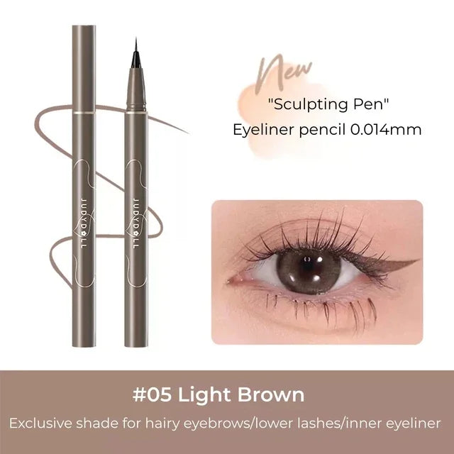JUDYDOLL Ultra-Fine Waterproof Eyeliner – Smudge-Proof, Long-Lasting, Fast-Drying Liquid Pen
