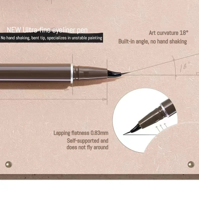 JUDYDOLL Ultra-Fine Waterproof Eyeliner – Smudge-Proof, Long-Lasting, Fast-Drying Liquid Pen