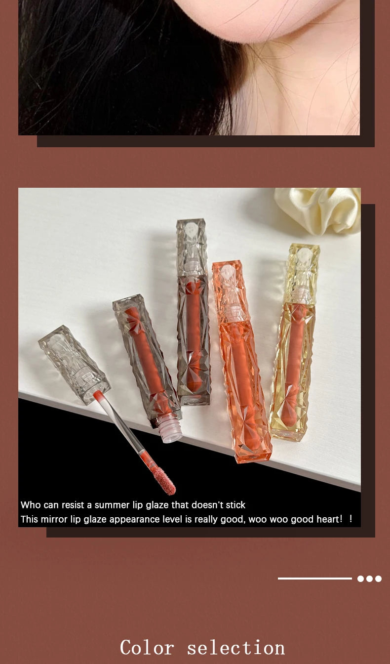 Brillo de labios MAXFINE Mirror: brillo transparente de larga duración, hidratante y resistente al agua con efecto halo.