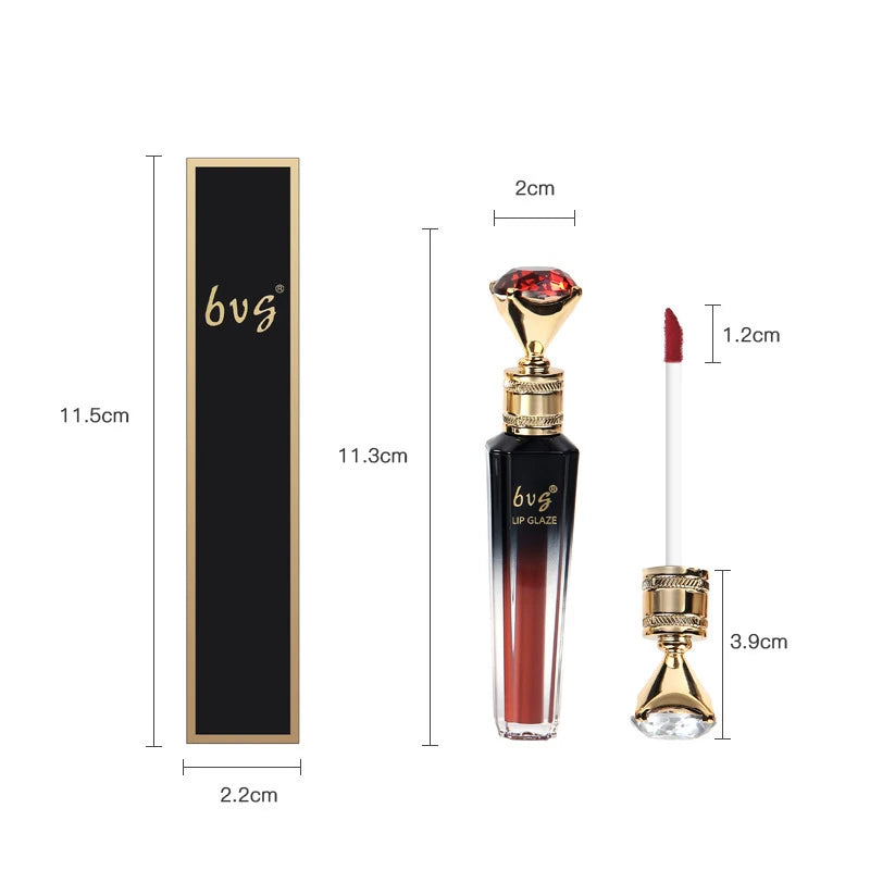 BVG Velvet Matte Lip Gloss – Long-Lasting, Waterproof & Non-Stick Color