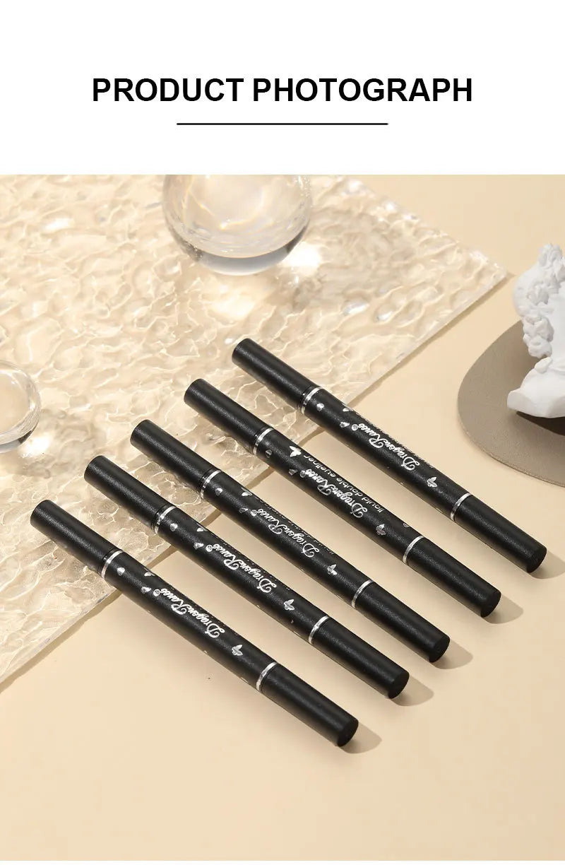 Dragon Ranee Double-Head Eyeliner with Star Stamp – Waterproof & Smudge-Proof (2.5g)