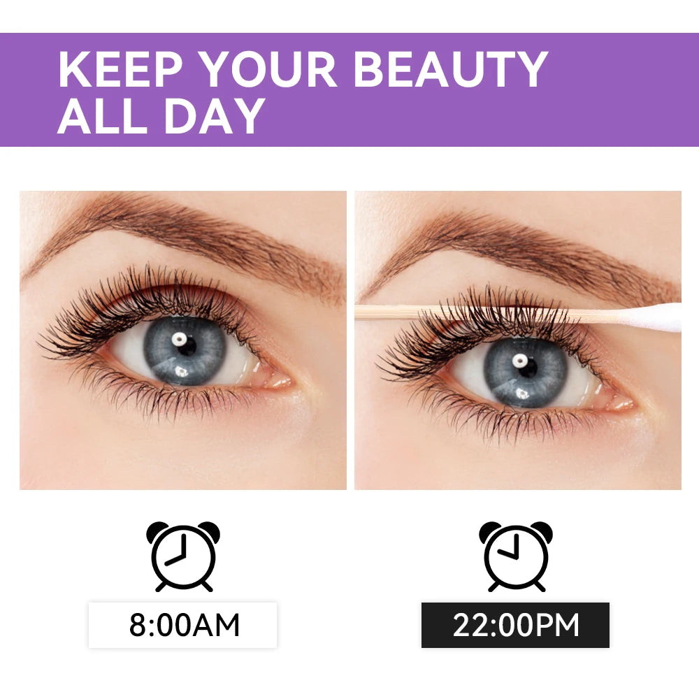 ibcccndc 5D Waterproof Fiber Mascara – Lengthening, Volumizing & Curling