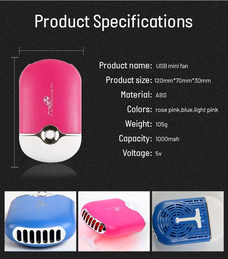 مجفف الرموش المحمول CNKESS Mini USB - أداة تمديد الرموش المحمولة