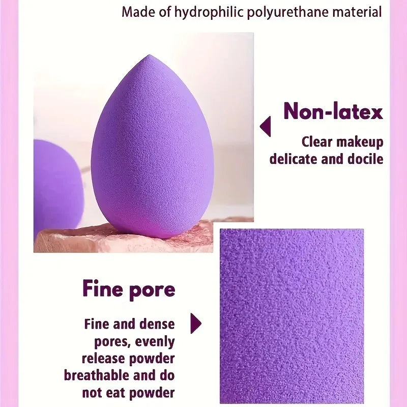 WRDEW 12Pcs Professional Makeup Sponge Set – Soft, Reusable & Versatile Beauty Blenders for Foundation, Powder & Blush
