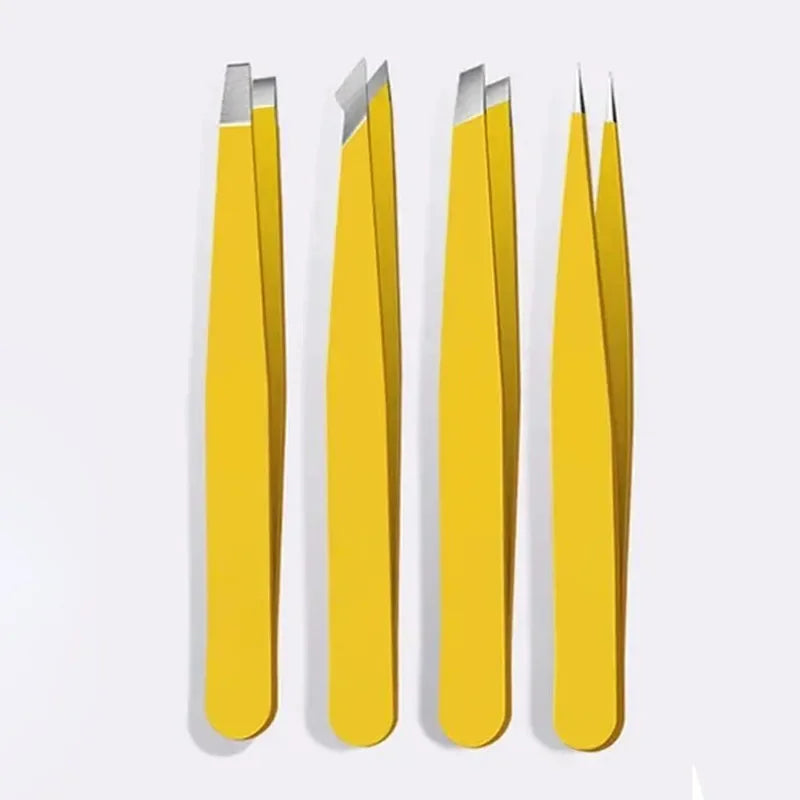 RUZOFO Precision Stainless Steel Tweezers – Eyebrow, Splinter & Ingrown Hair Removal Tool