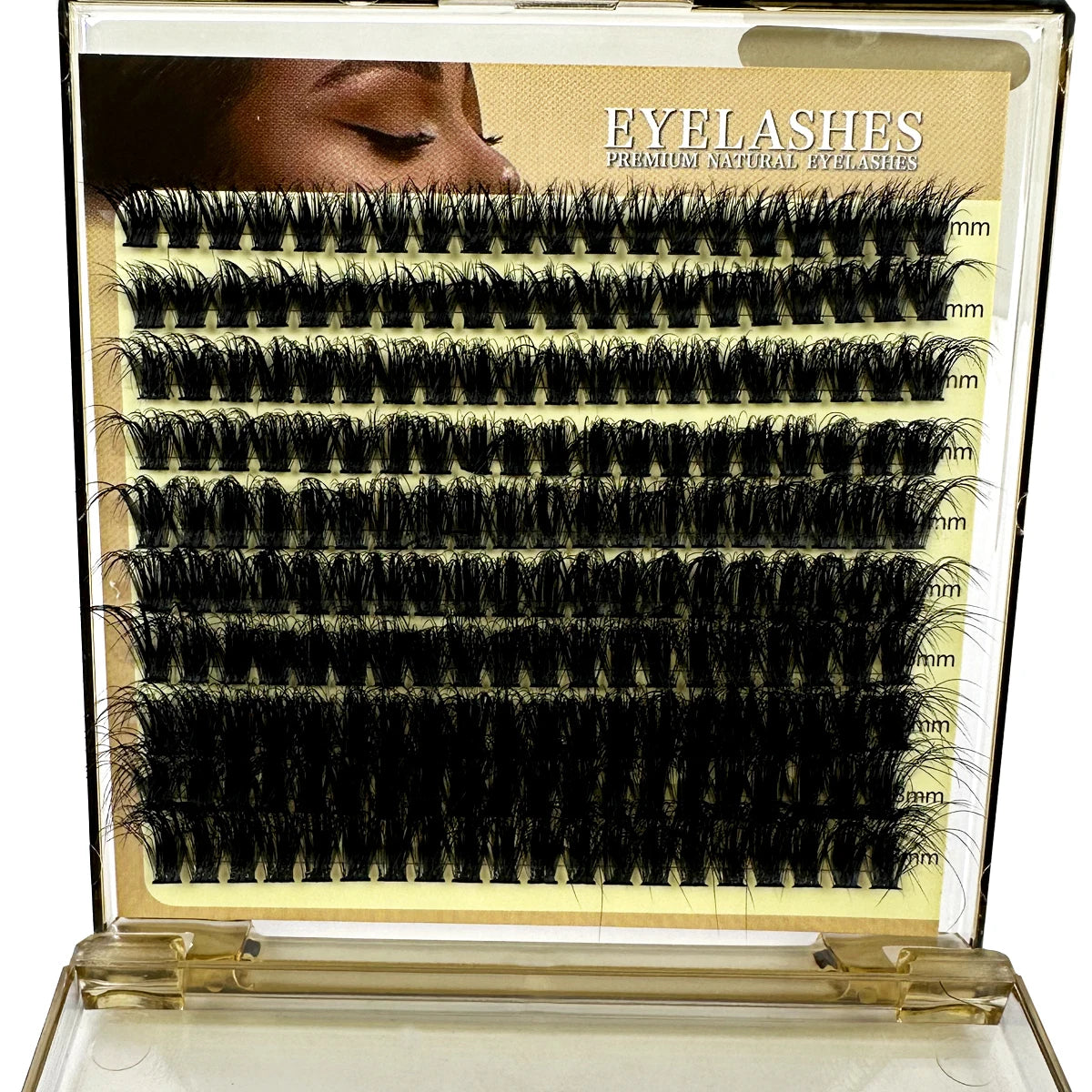 LYBCG Fluffy Thick DIY Lash Clusters – 30D-100D Eyelash Extensions (10–18mm)