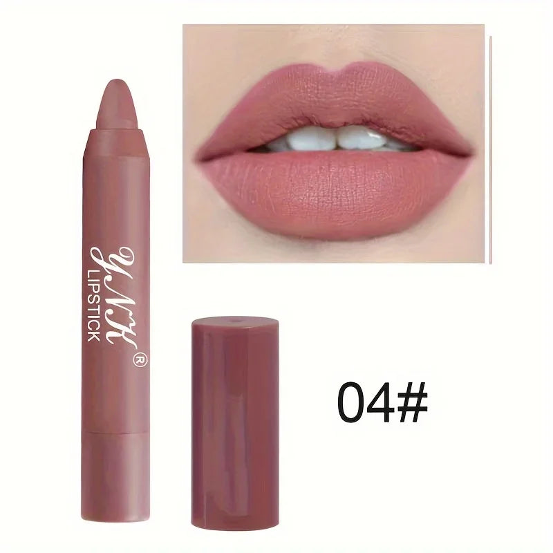 Lápiz labial mate LuxuryGlow Velvet | Tinte labial nude resistente al agua y de larga duración