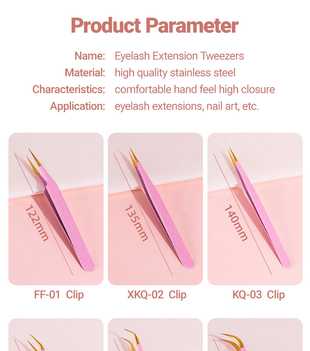 Stainless Steel Eyebrow Tweezers – Slant Tip Precision Tool for Grooming & Facial Hair