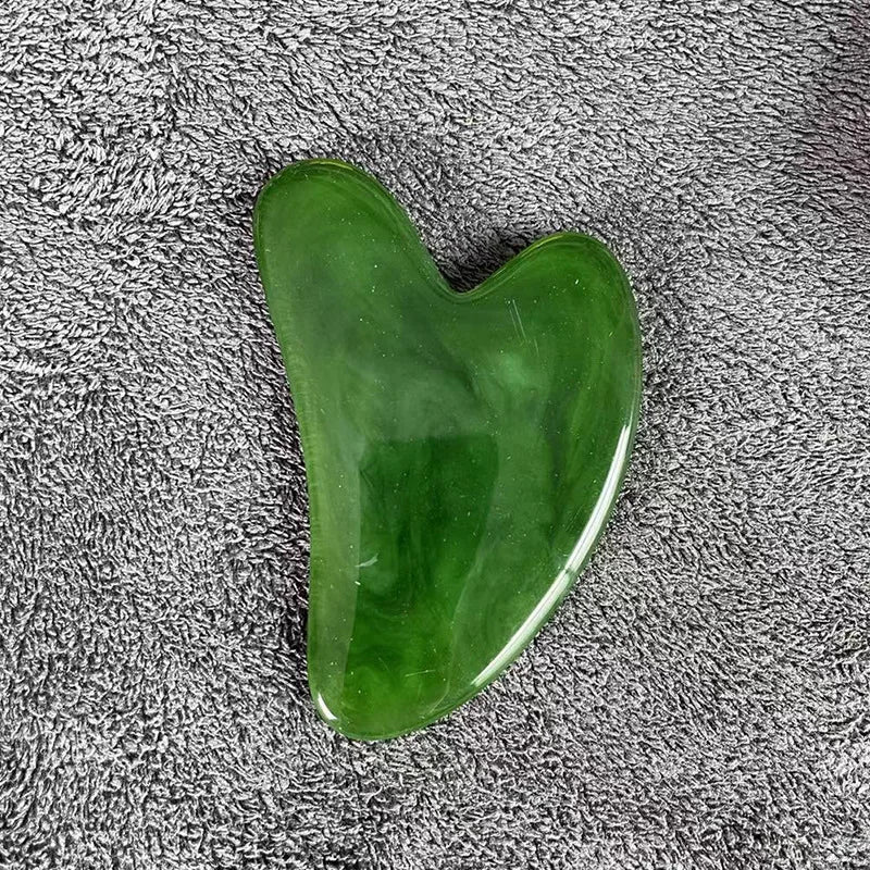 YUKUI Gua Sha Massage Tool for Face, Neck & Body — Resin Scraping Board