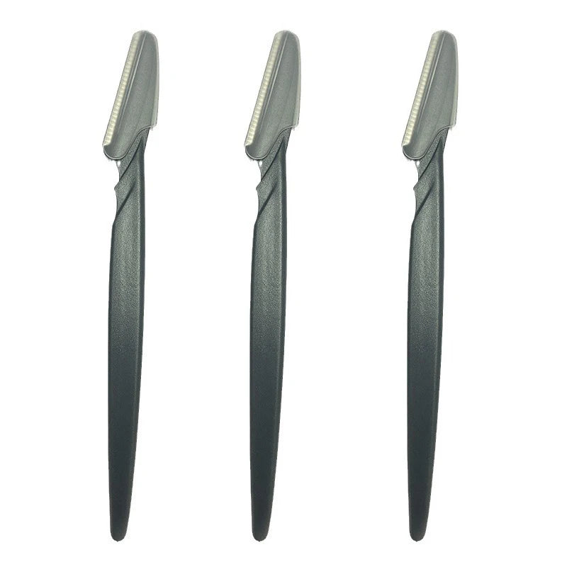 LuxuryGlow 5/10/20Pcs Eyebrow & Face Razors for Women & Men – Safe Hair Trimmer with Protective Cover