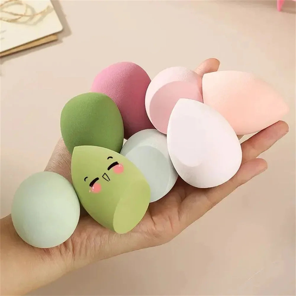 LuxuryGlow 4PCS Soft Makeup Sponge Blender Set – Flawless Foundation & Powder Puff