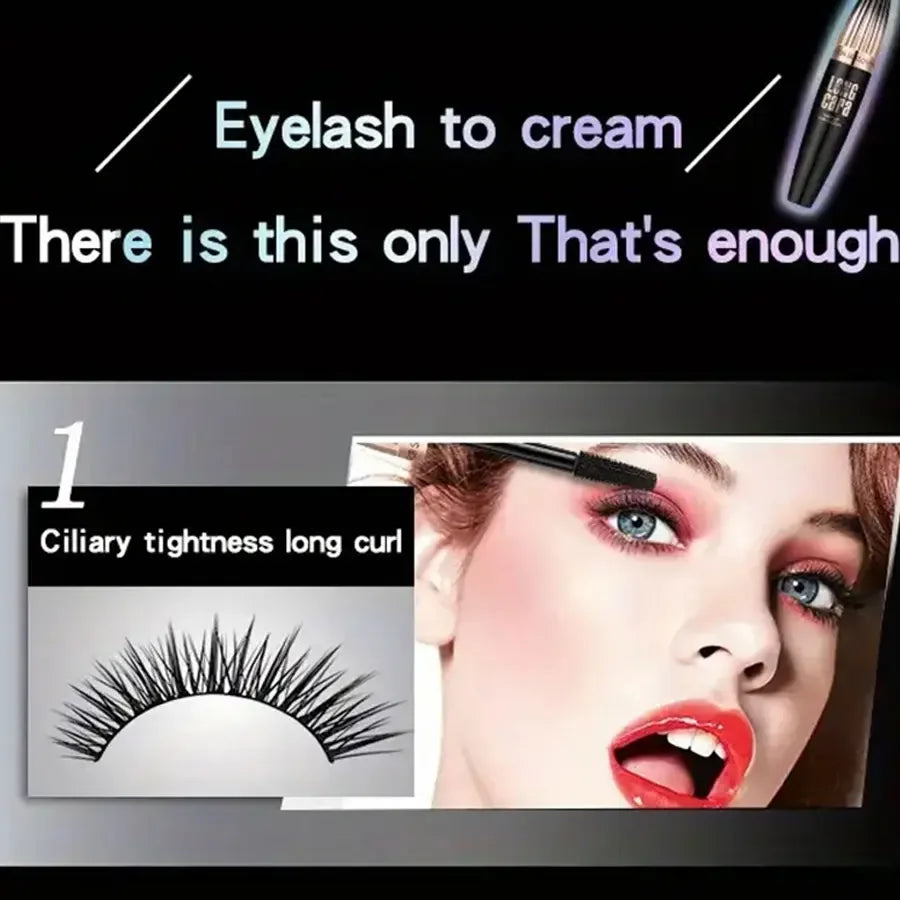 LANBENA Waterproof 4D Mascara – Smudge-Proof, Thickening & Long-Lasting Curl (9g)