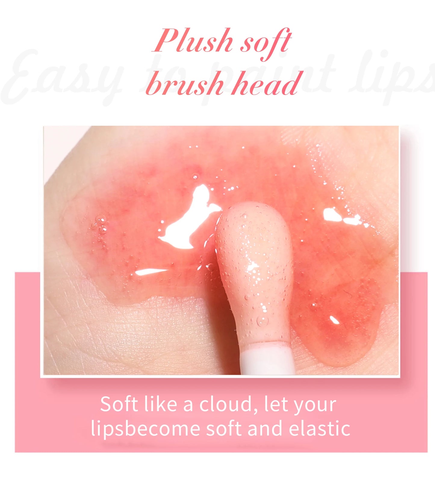 Aceite labial Hello Kiss Crystal Jelly | Hidratante, voluminizador y brillo con color