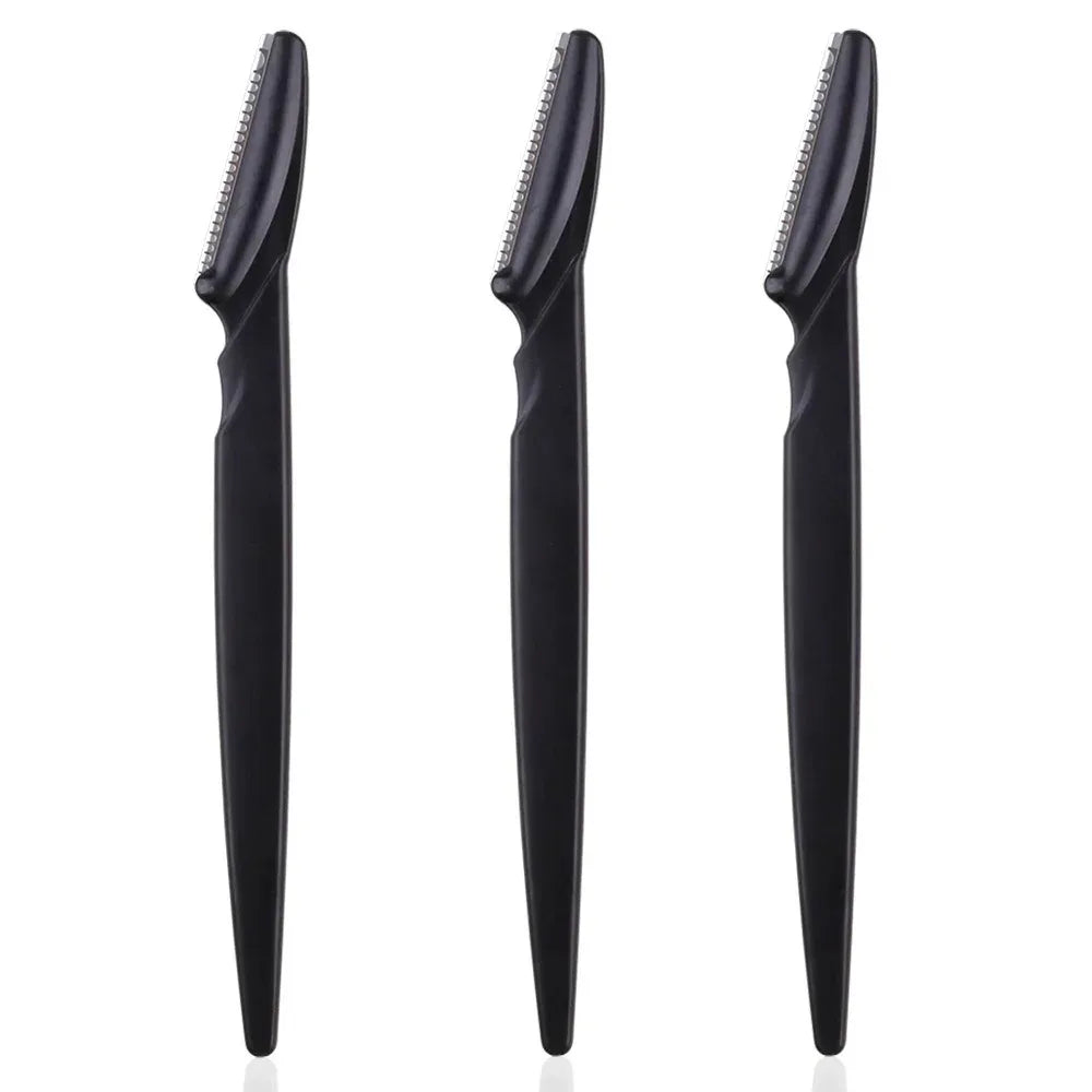 LuxuryGlow 5/10/20Pcs Eyebrow & Face Razors for Women & Men – Safe Hair Trimmer with Protective Cover