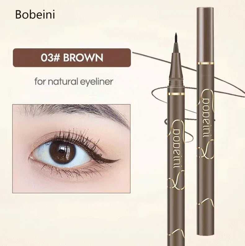 LuxuryGlow 4-Color Waterproof Fine Tip Eyeliner – Quick-Dry, Long-Lasting, Smudge-Proof