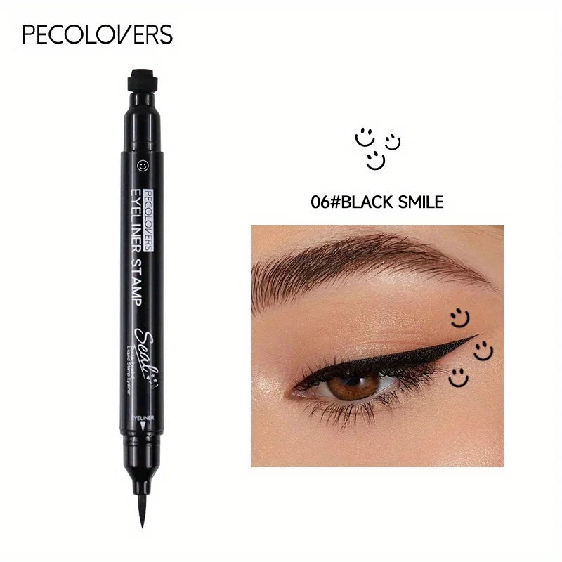 LuxuryGlow 7-in-1 Eyeliner Stamp Pen – Double-Ended, Waterproof, Fast-Drying