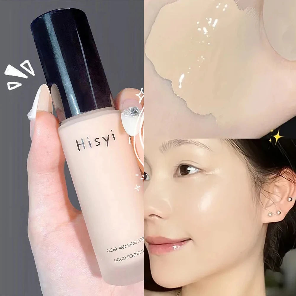 كريم أساس سائل عالي التغطية من LuxuryGlow - قاعدة مقاومة للماء والتحكم في الزيوت