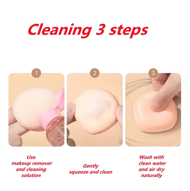 LuxuryGlow Cotton Candy Makeup Puff – Soft Hydrophilic Sponge for Liquid Foundation