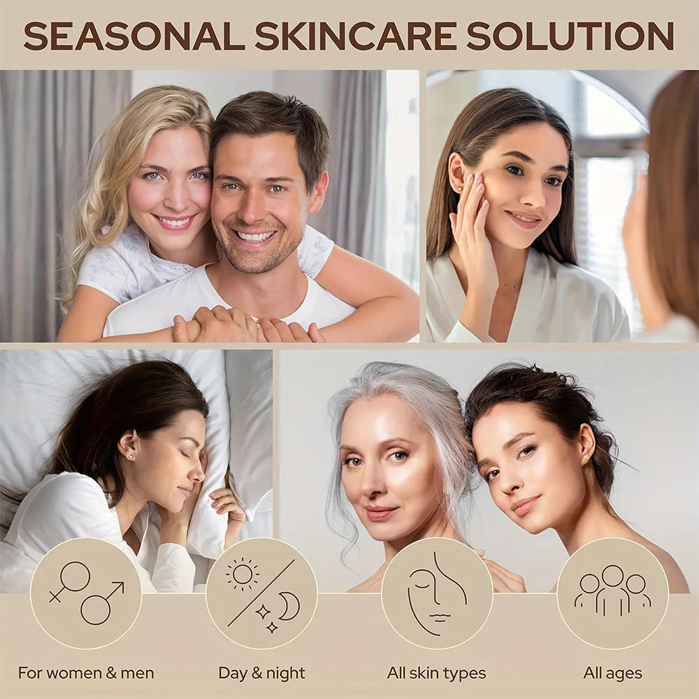 Crema facial con colágeno y retinol LGRAMER: hidratante antiarrugas con ácido hialurónico para hombres y mujeres