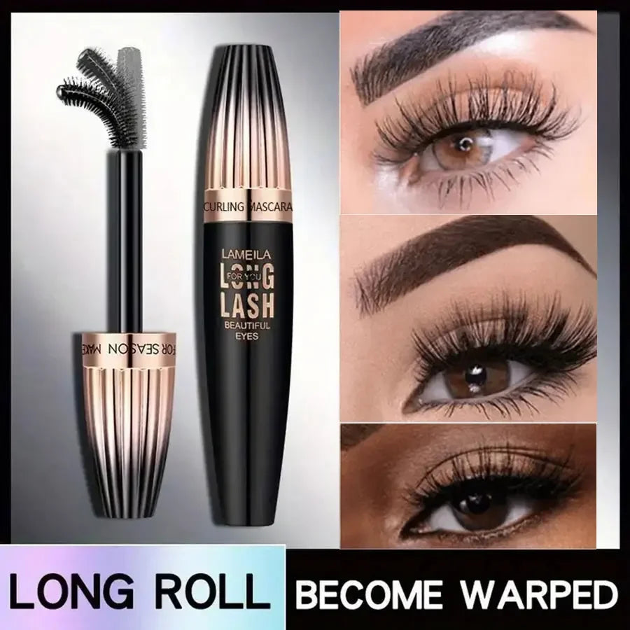 LANBENA Waterproof 4D Mascara – Smudge-Proof, Thickening & Long-Lasting Curl (9g)