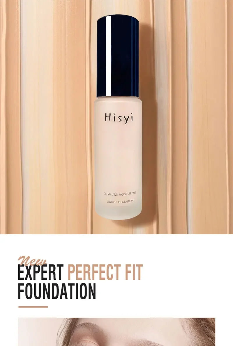 كريم أساس سائل عالي التغطية من LuxuryGlow - قاعدة مقاومة للماء والتحكم في الزيوت