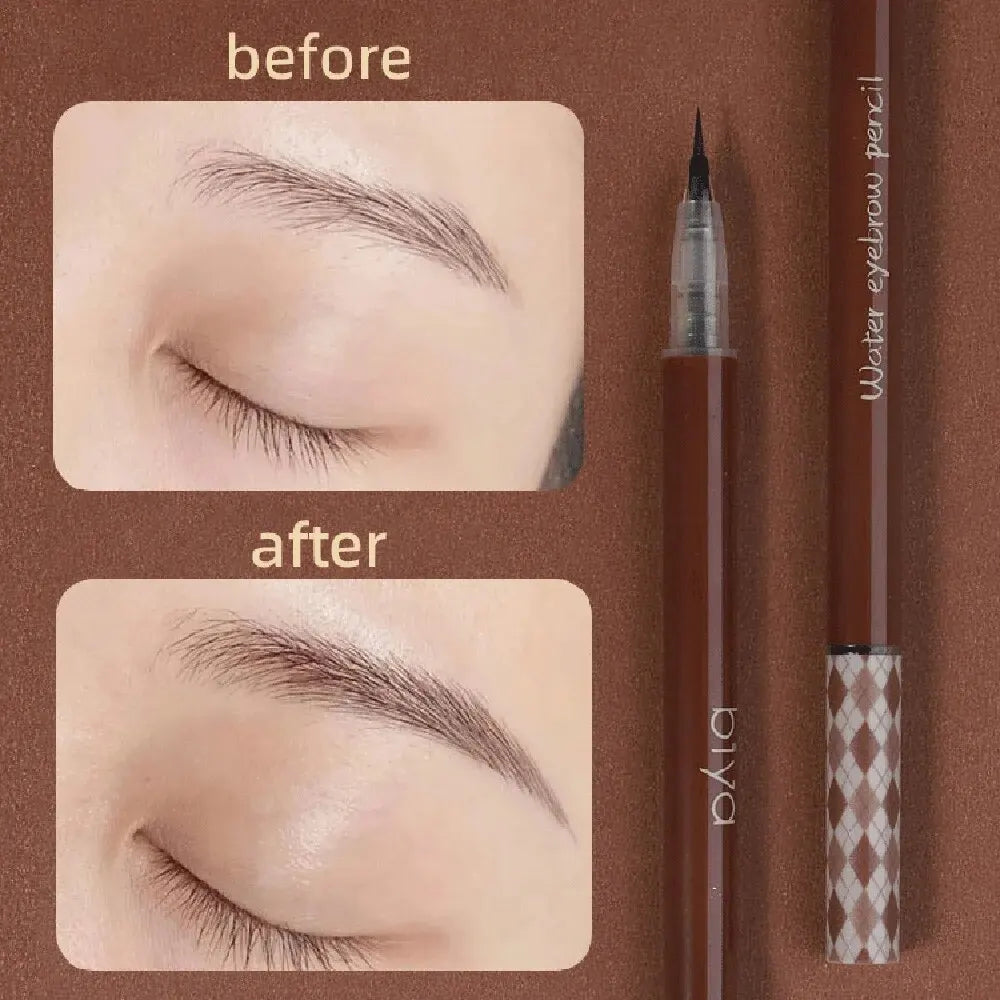 BIYA 0.01mm Ultra Fine Eyebrow Pen – Waterproof, Smudge-Proof & Natural Finish by BIYA