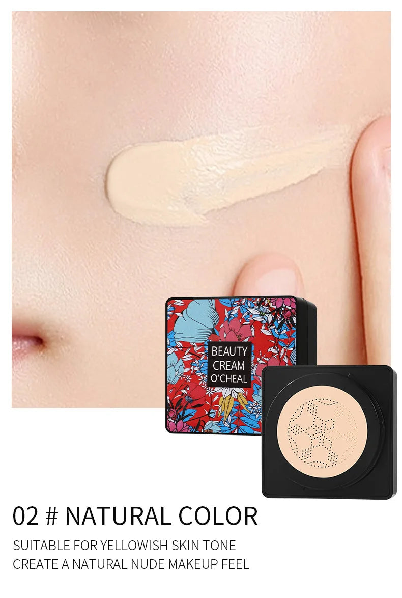 كريم LIDORIA Mushroom Head Air Cushion CC - كريم أساس للتحكم في الزيوت، ومرطب