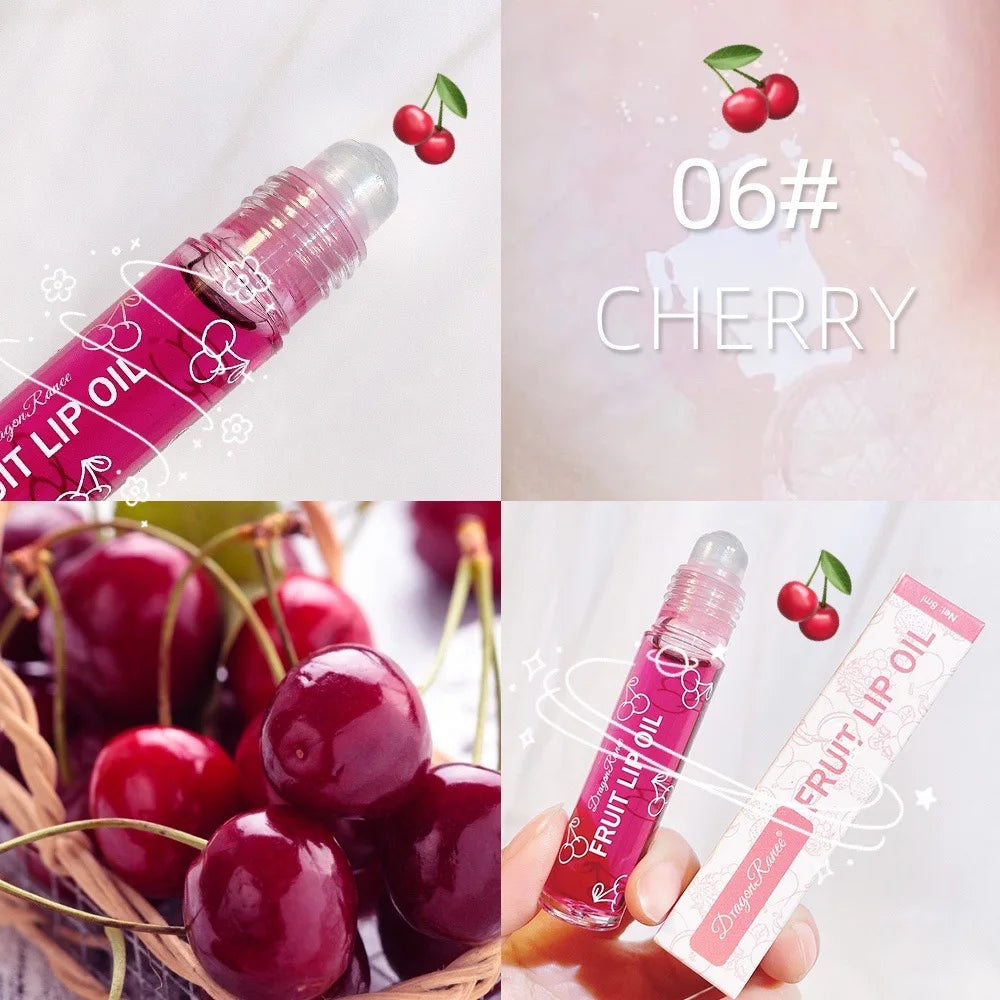 Aceite labial en roll-on LuxuryGlow: brillo labial hidratante y nutritivo para labios suaves y tersos (8 ml)