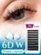 FADVAN W-Shape Volume Lash Extensions – 3D to 8D Premade Fans, Faux Mink