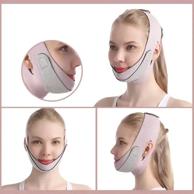 LuxuryGlow Slimming Face Belt — Double Chin Reducer & V Face Lifting Mask for All Face Shapes