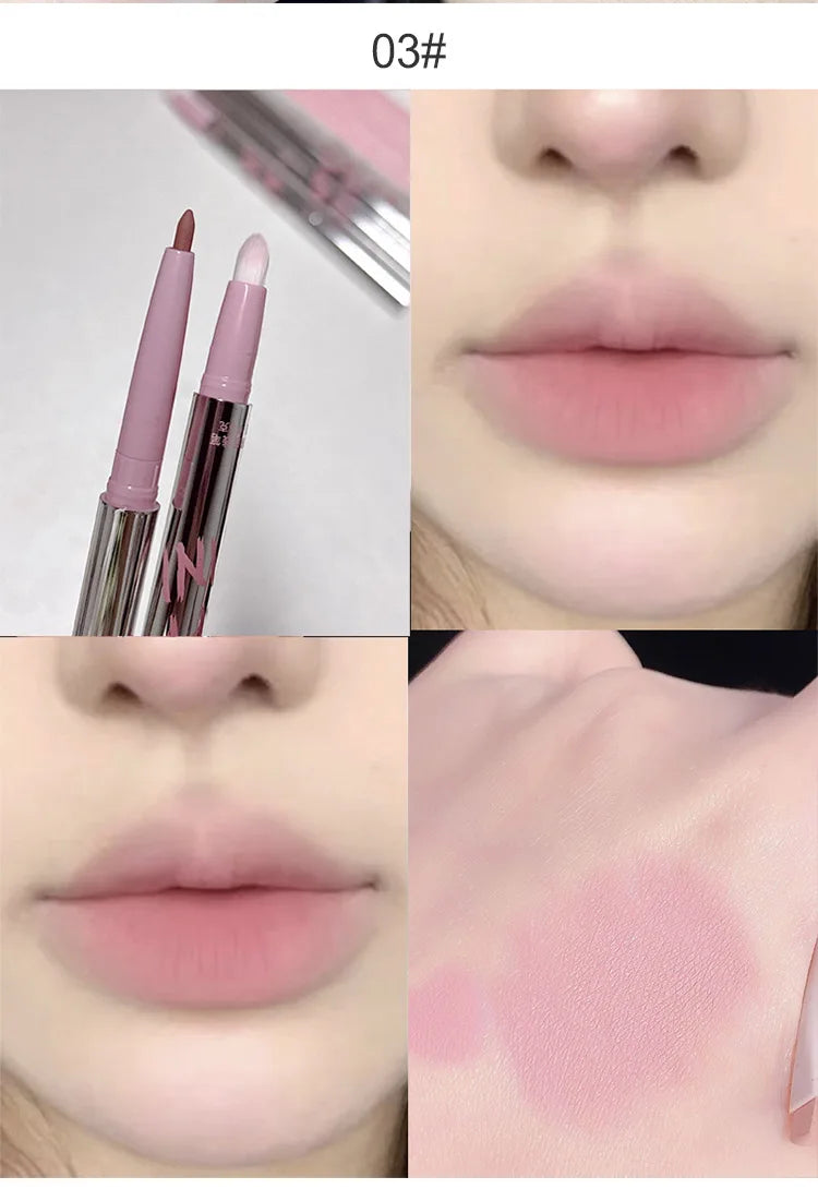 Delineador de labios Nude con pincel Cappuvini: acabado mate de larga duración de Cappuvini