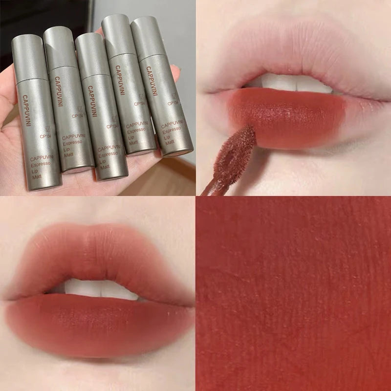 Cappuvini Velvet Matte Lip Gloss – Waterproof, Smudge-Proof & Long-Lasting