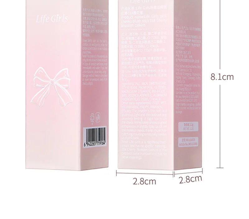 أحمر خدود كوري وردي من LuxuryGlow - إسفنجة ناعمة لتوهج طبيعي