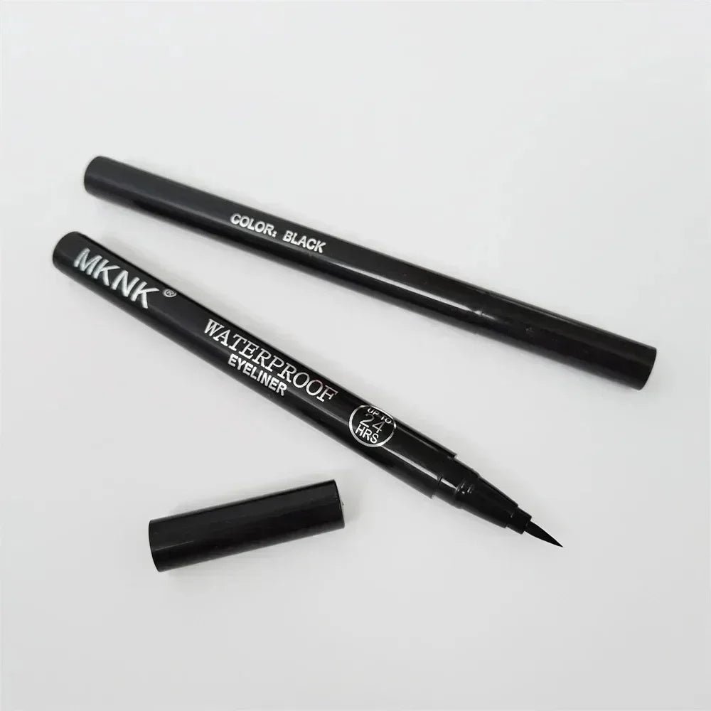LuxuryGlow Quick-Dry Waterproof Eyeliner Pencil – 24H Long-Lasting, Smudge-Proof, Matte Finish