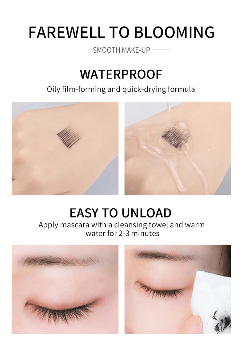 LuxuryGlow 4D Starry Sky Waterproof Mascara – Curling, Volumizing & Long-Lasting