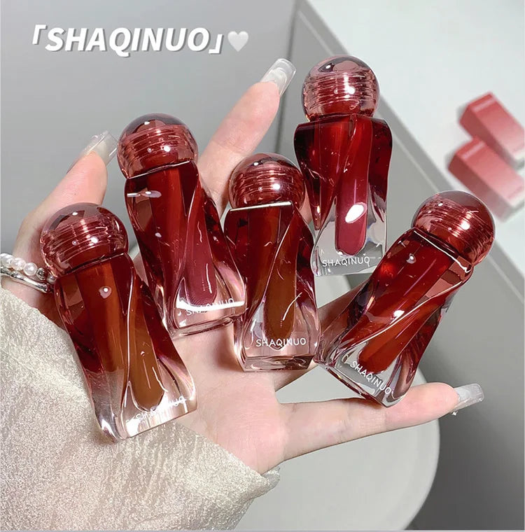 SHAQINUO Velvet Matte Mousse Lip Glaze – Long-Lasting Soft Mist Lipstick