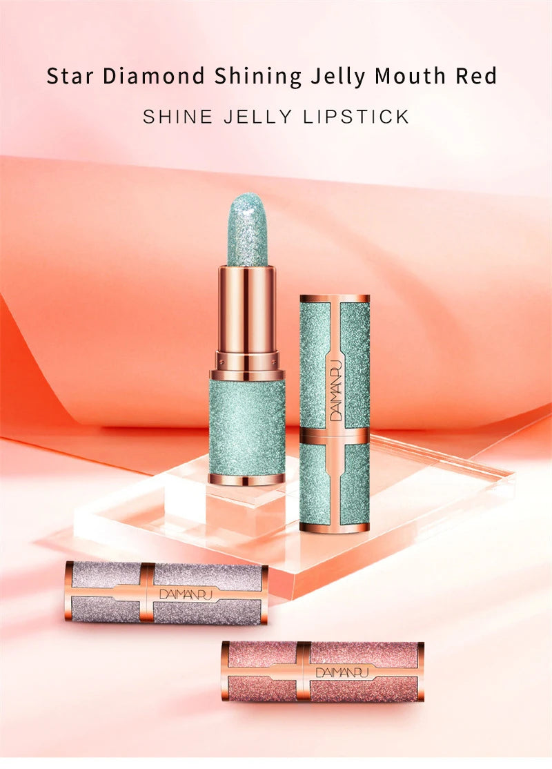 Labial de gelatina Starry Sky de DAIMANPU | Bálsamo labial hidratante que cambia de color