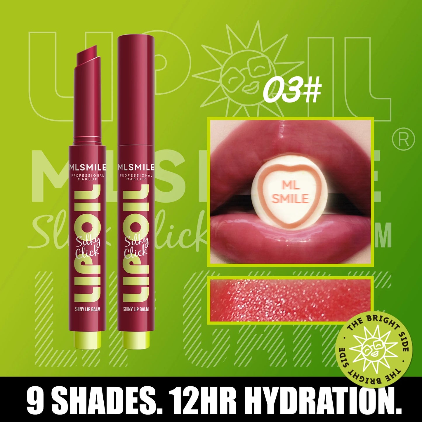 Lápiz labial mate resistente al agua MLSMILE: acabado aterciopelado de larga duración que no mancha (9 colores)