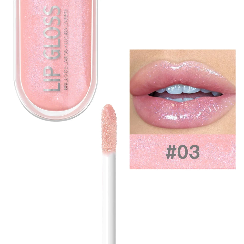 Set de brillo labial USHAS de 12 colores: brillo metálico e hidratación de larga duración
