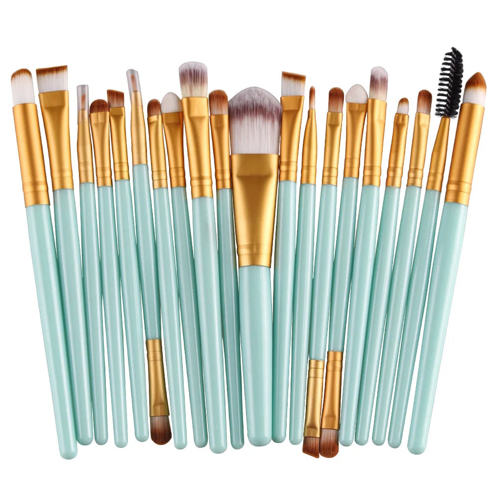 BeeChip 20 PCS Professional Makeup Brush Set – Soft Synthetic Brushes for Face & Eyes
