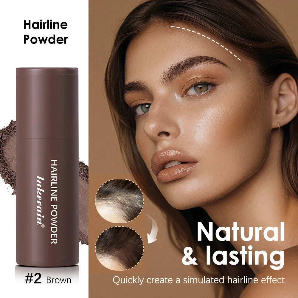 Lápiz corrector de raíces y líneas capilares LuxuryGlow resistente al agua: polvo en barra con cobertura instantánea de canas