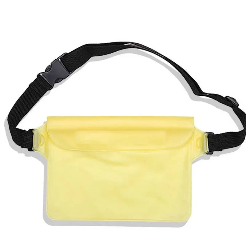 BeeChip Waterproof Waist & Shoulder Swimming Bag – Beach & Dive Phone Case