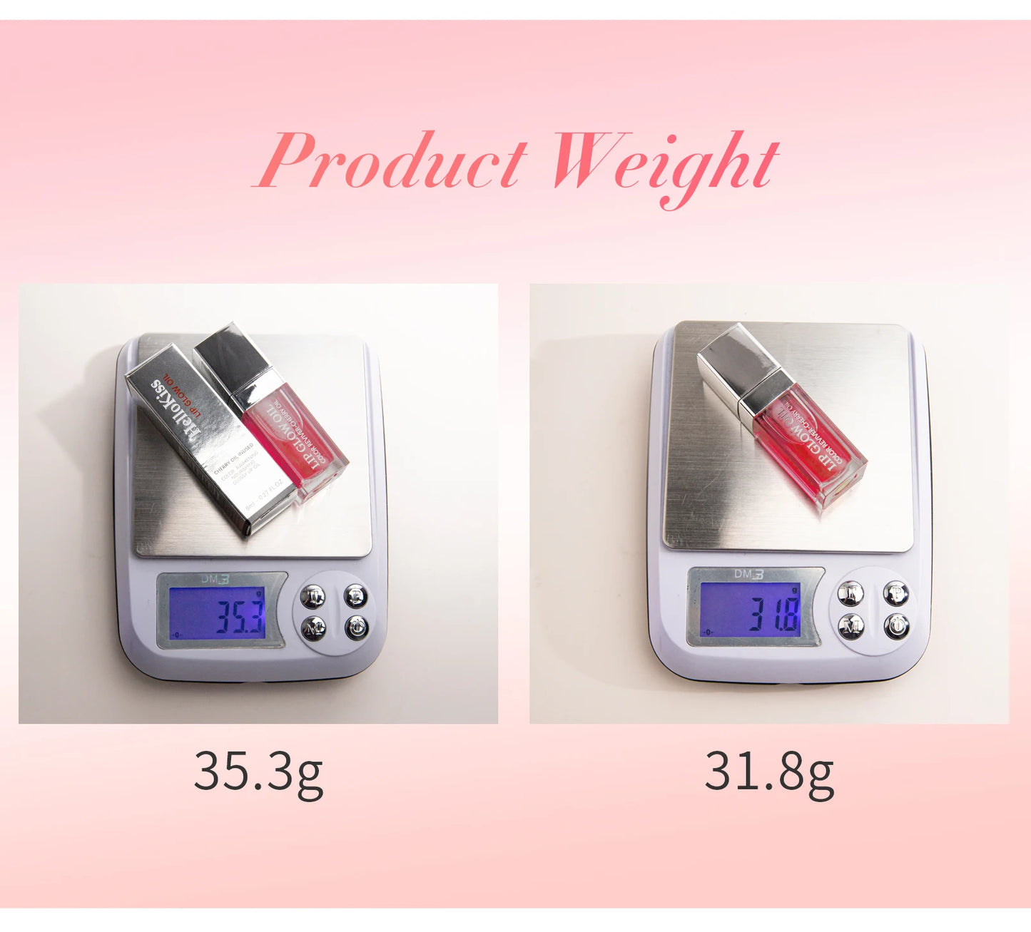 Aceite labial Hello Kiss Crystal Jelly | Hidratante, voluminizador y brillo con color