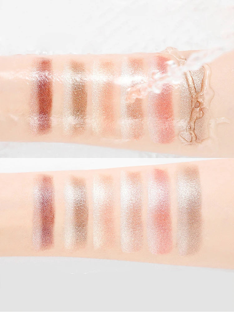 قلم ظلال العيون الفاخر ثنائي اللون المقاوم للماء من LuxuryGlow - يدوم طويلاً، بلمسة نهائية لامعة