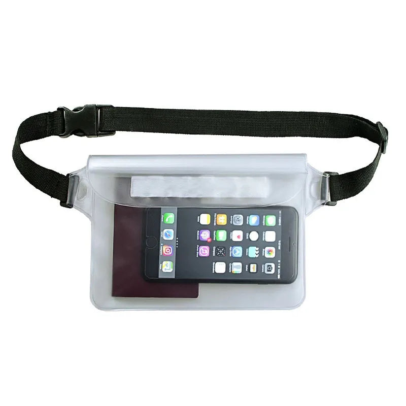 BeeChip Waterproof Waist & Shoulder Swimming Bag – Beach & Dive Phone Case