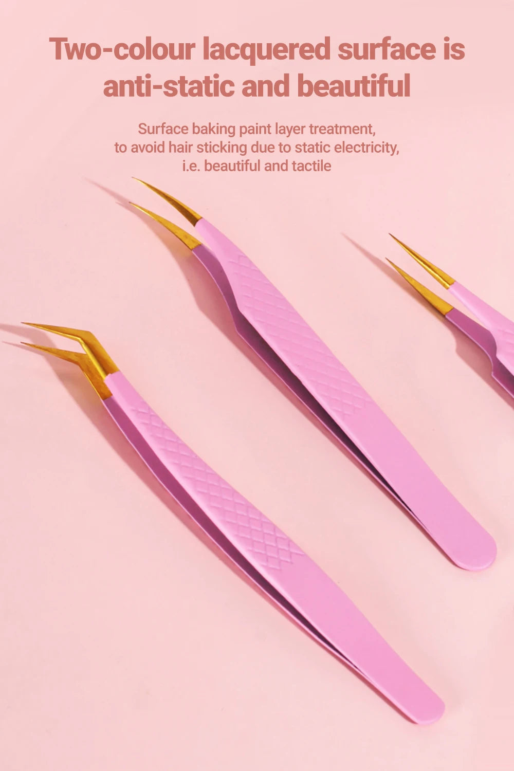 Stainless Steel Eyebrow Tweezers – Slant Tip Precision Tool for Grooming & Facial Hair